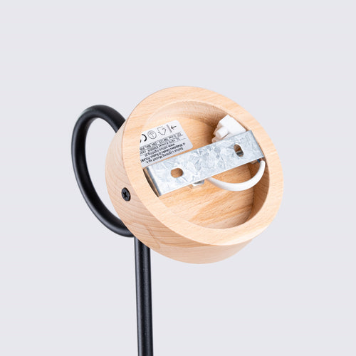 Sollux Lighting Wandlamp EMBER zwart - 10x19x24cm