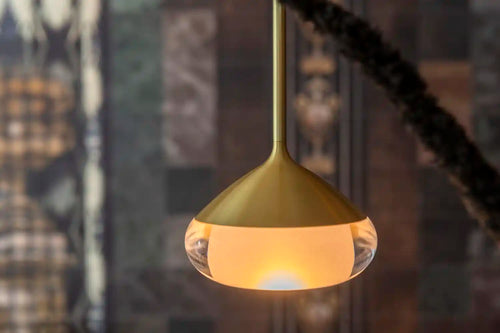 Artdelight hanglamp Phoenix - 1 lichts - 11.6  x 200   cm - goud