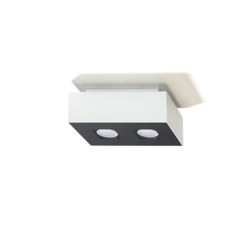Sollux Lighting Plafondlamp MONO 2 wit - 24x14x11cm