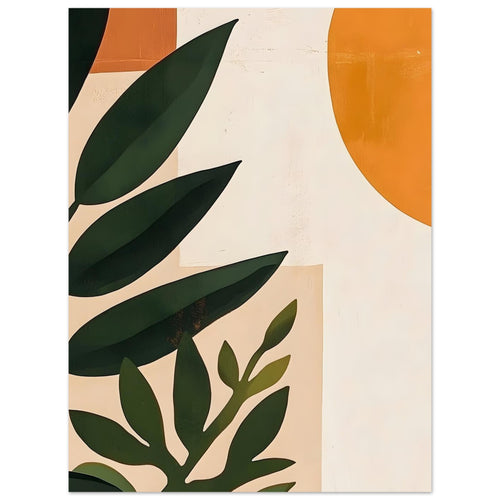 Artfulprints  Boho – Abstract plant   poster 30x40 cm - vtwonen shop