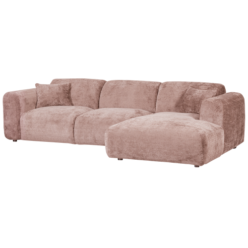 WOOOD chaise longue rechts Cloud - Chenille - Taupe - 80x280x165 cm - vtwonen shop