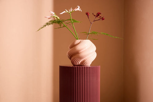 Rebellenclub Bijzettafel Graus - ¿31 cm - Bordeauxrood