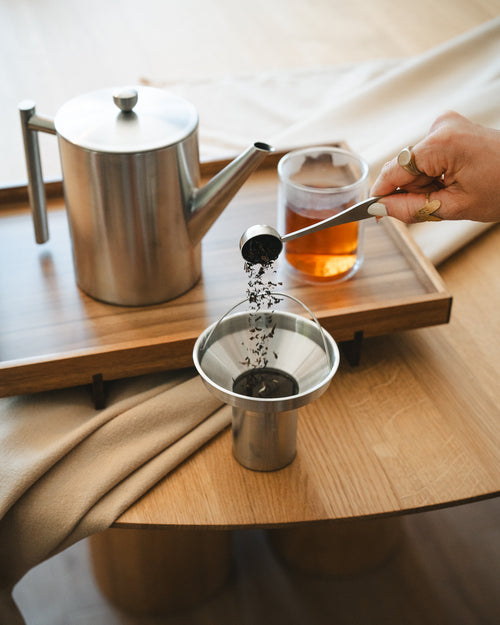 Bredemeijer - Theepot Verona - Glas - 1 liter - Met glazen filter Bredemeijer - Theepot Verona - Glas - 1 liter - Met glazen filter
