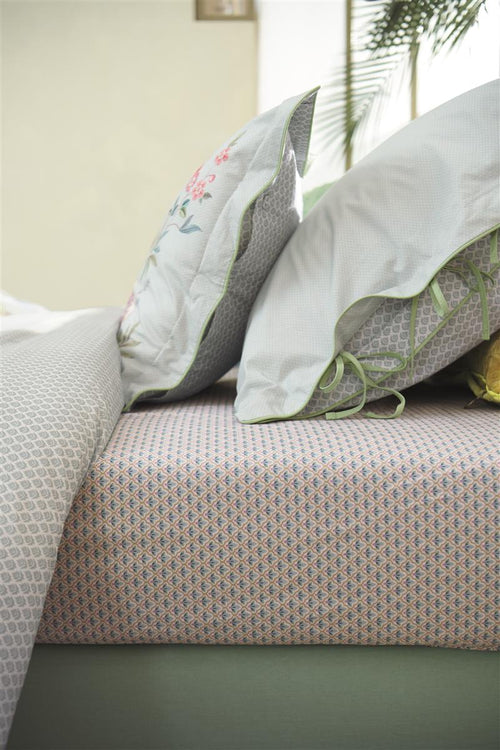 Pip Studio hoeslaken Mi Vida - 90x200 cm - blauw - vtwonen shop