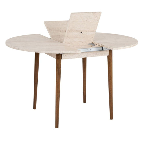 Calicosy - Ronde uitschuifbare eettafel KLARA - 100x100x75 cm