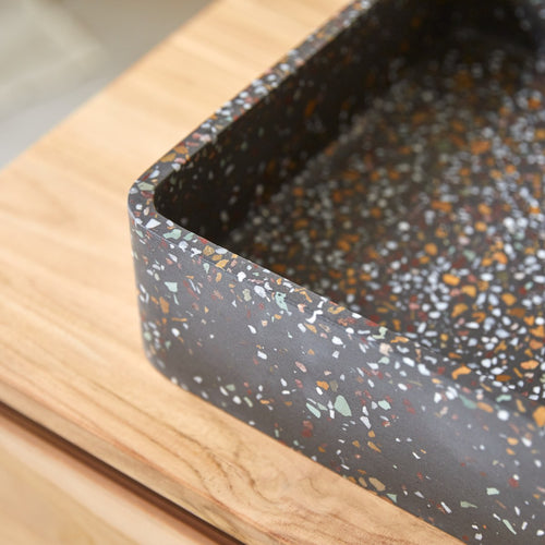 Tikamoon Waskom in confetti terrazzo b. 50.5 cm - Veelkleurig