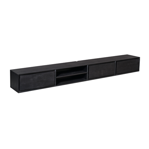 Starfurn - Tv meubel Ambiance - Zwart - 35x240x30 cm