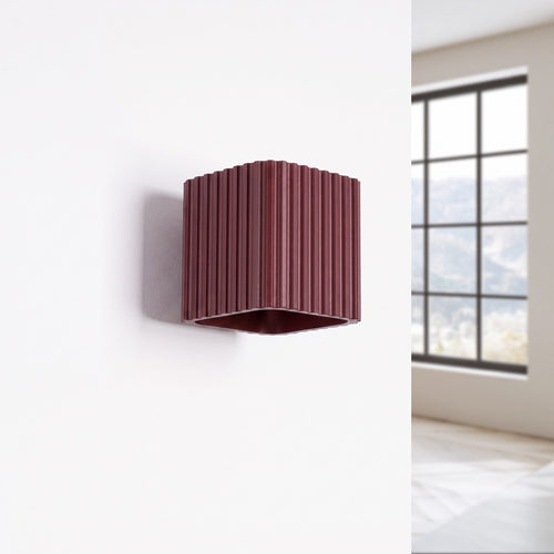 Sollux Lighting Wandlamp RIFF bordeaux G9 - 10x12x10cm