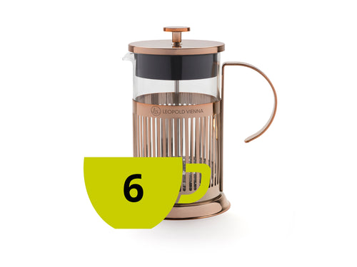 Leopold Vienna - Koffie- & theemaker -  Koper - 800ml - vtwonen shop