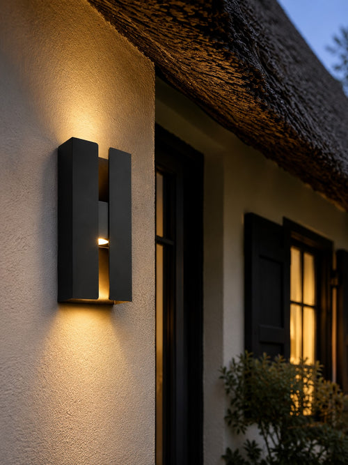 EGLO Wandlamp buiten Briscola - LED - Zwart