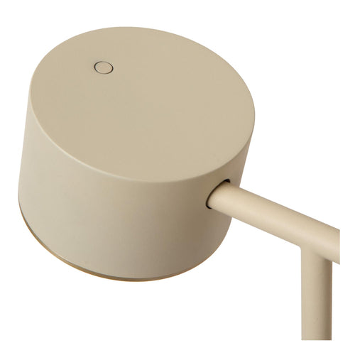 Lucide vloerlamp GIAN - Geïntegreerde LED - Taupe - vtwonen shop