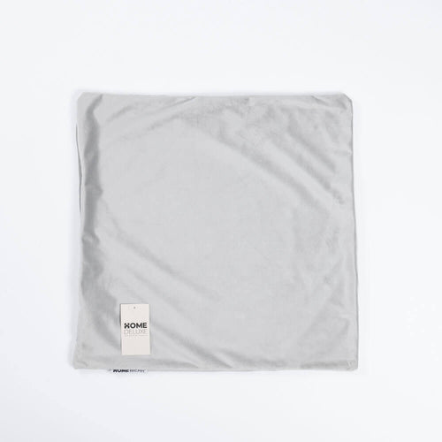 HOME DELUXE fluwelen kussenhoes COUSHY met kussenvulling - grijs - vtwonen shop