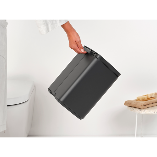 Brabantia Bo Afvalemmer, 7 liter - Mineral Infinite Grey