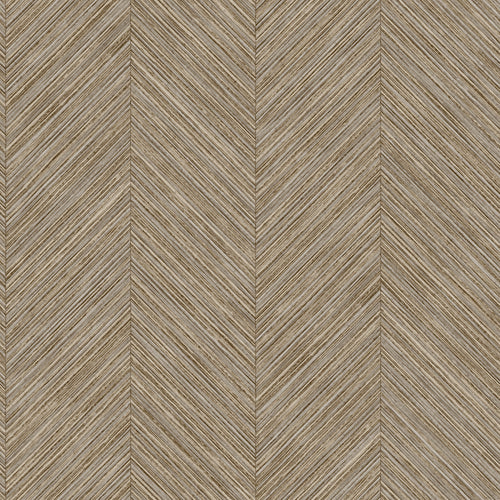 Sanders & Sanders behang visgraat-motief bruin - 53 cm x 10 m - 640247 - vtwonen shop