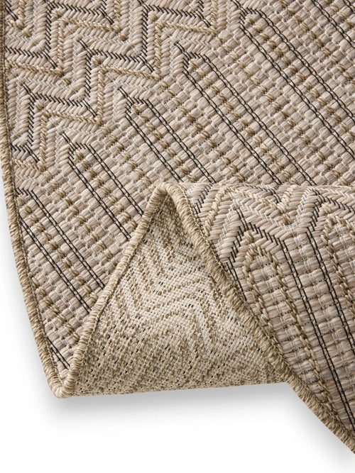 benuta binnen- en buitenkleed Naoto - beige - ø 200 cm
