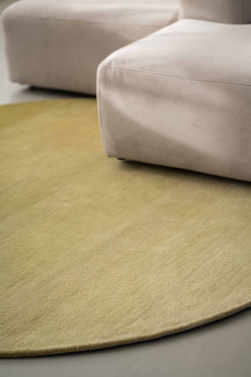 Vloerkleed MOMO Rugs Designer Elvire Gradient Dot Forrest Green 200 rond - vtwonen shop