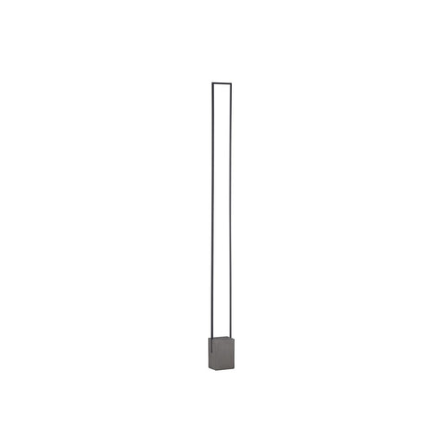 Nova Luce LITHOS Geïntegreerde LED-vloerlamp, zwart, donker antraciet, LED 26W 1431lm 3000K