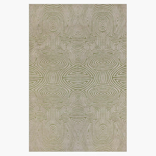 Lola&Moi vloerkleed Green Beach - groen - 240x340cm