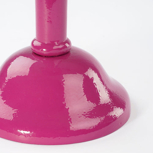 Mica Decorations Duco Bijzettafel - H58 x Ø25 cm - Gerecycled Aluminium - Roze - vtwonen shop