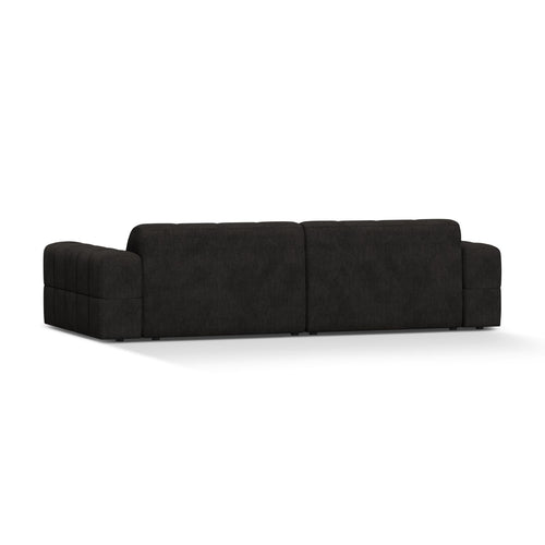 Cosmopolitan Design - Bank Chicago 4-zits, chenille antraciet - 102x252x78cm
