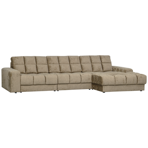 WOOOD chaise longue rechts Second Date - Structure Velvet - Wheatfield - vtwonen shop