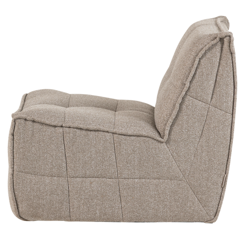 vtwonen 1-zits element Cluster - Bouclé - Khaki Bruin - 82x105x93 - vtwonen shop