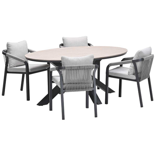 Garden Impressions tuinset Tarera - Tulli - taupe - 180x115 cm - 5-delig - vtwonen shop