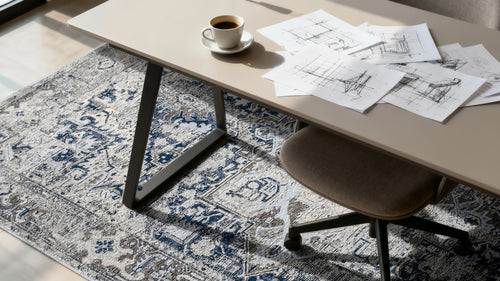 Remix vloerkleed 2055 Night Jean - Blauw - 170 x 240 cm