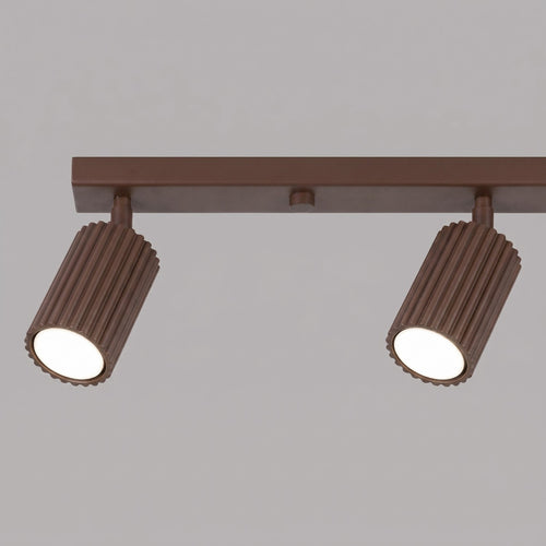 Sollux Lighting Plafondlamp KARBON 4L bruin - 81x6,5x16,5cm