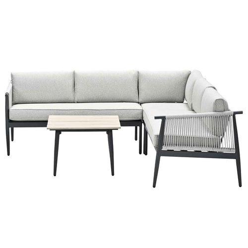 Garden Impressions loungeset Kalowa zand - hoek 4-delig