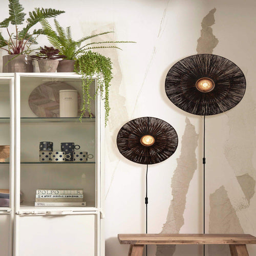 GOOD&MOJO wandlamp Iguazu - zwart - Ø40cm - vtwonen shop