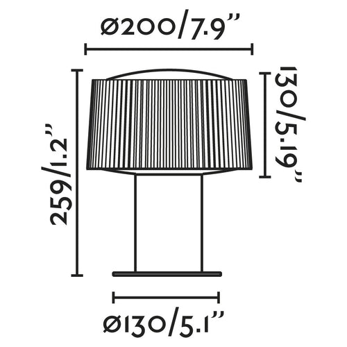 Faro Muffin Buitensokkellamp Donkergrijs 1x E27 IP44
