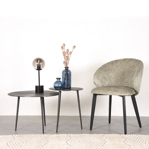 LABEL51 Eetkamerstoel Logan - Beige - Zithoogte 46cm - Set van 2 - vtwonen shop