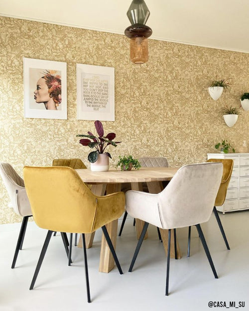 Kick eetkamerstoel Karl Velvet - Grijs