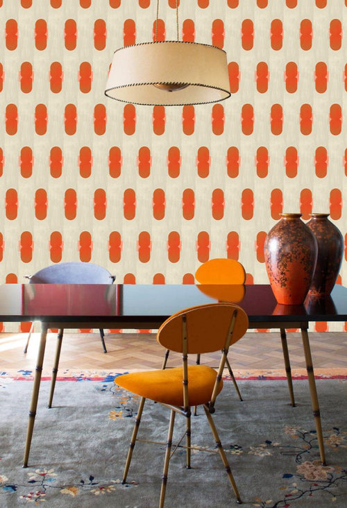 Catchii Behang Fez Favour Cognac - vtwonen shop