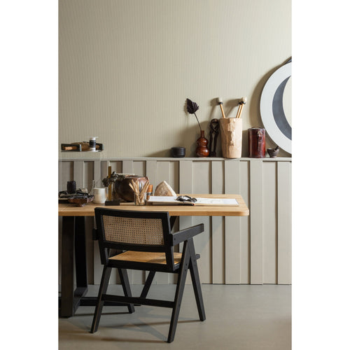 WOOOD eetkamerstoelen rattan Gunn - Hout - Zwart- Set van 6 - vtwonen shop