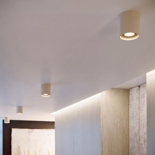 Sollux Lighting Plafondlamp ORBIS 1 beige - 10x10x10cm
