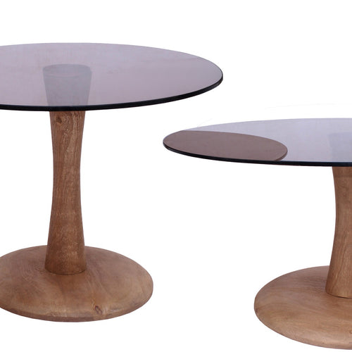 Brix bijzettafel Faye - bruin - 60x60x45