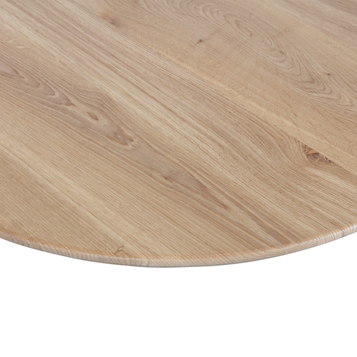 WOOOD eettafel met 2-stand poot Tablo - Eiken - Naturel - 75x130x130 - vtwonen shop