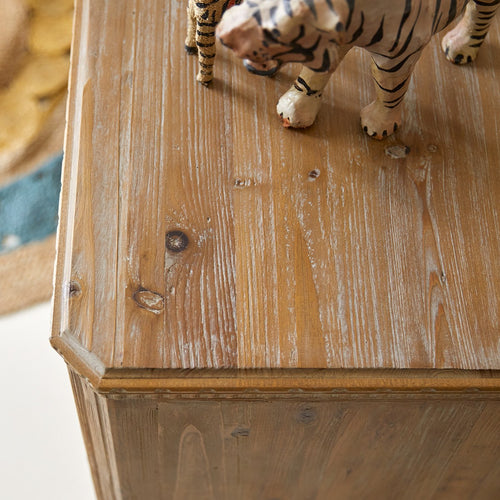 Tikamoon Kindercommode van gerecycled massief grenen - Naturel