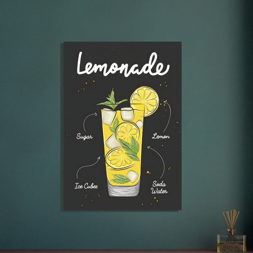 Artfulprints  Lemonade II – Illustratie   poster 50x70 cm