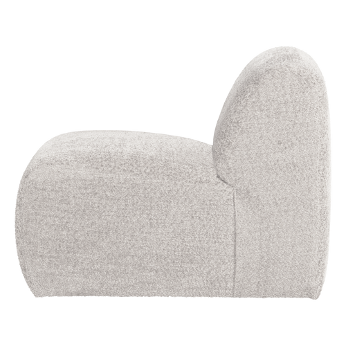 WOOOD 1-zits bank Mojo Base - Wollig - Ecru - 74x84x97