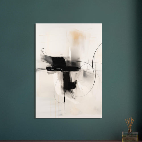 Artfulprints  Abstract - Chique brush 2   poster A4 21x29.7 cm