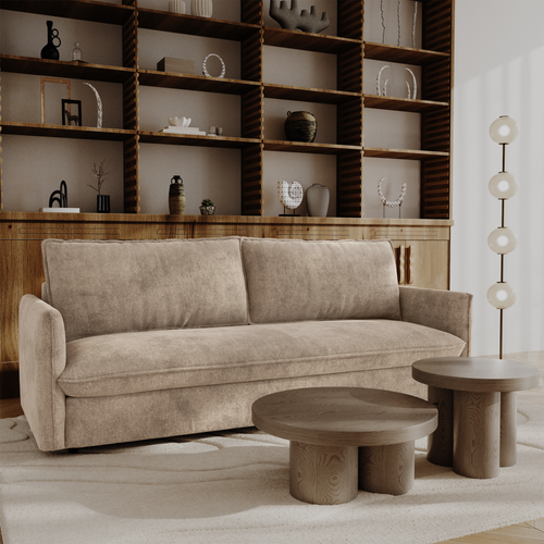 Premium Interiors - Snel uitklapbare slaapbank AVA - kruisweefsel mol 198cm