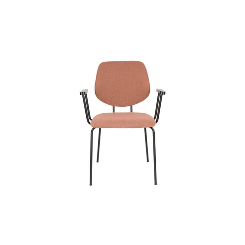 Housecraft Living Zelo Eetkamerstoelen Armleuning Roze - Set van 2 - vtwonen shop