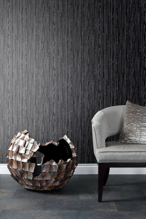 Origin Wallcoverings behang strepen zwart - 53 cm x 10,05 m - 346644 - vtwonen shop