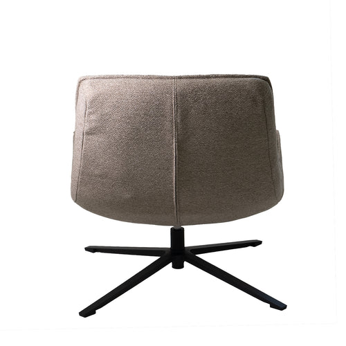 Giga Meubel Fauteuil Mattis - Stof/Metaal - Taupe - vtwonen shop