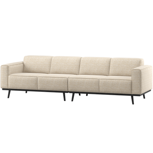 WOOOD 3-zits bank 280 cm Statement - Polyester - Beige Melange - vtwonen shop