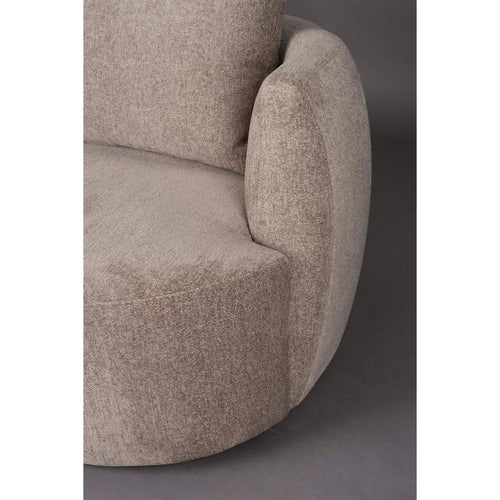 Dutchbone Rocca Fauteuil Cappuccino - vtwonen shop