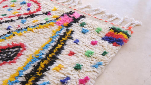 AFK Living vloerkleed Berber - handgemaakt - Wol - 80 x 240 cm